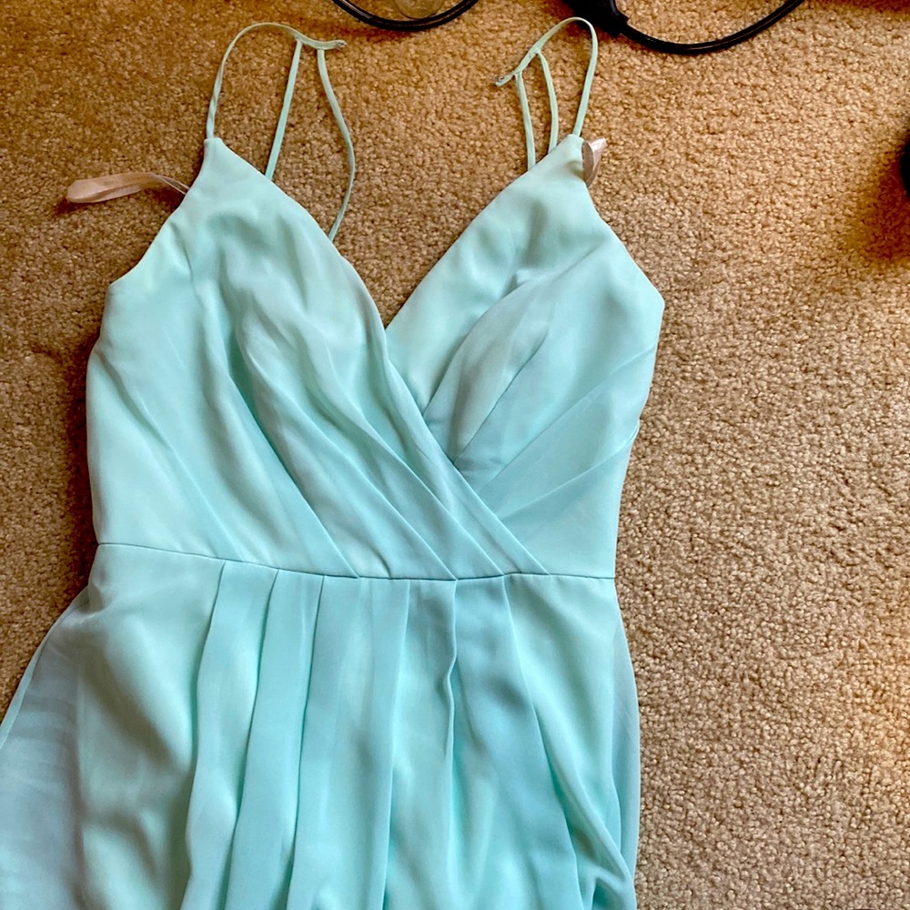 Bill Levkoff style 1402 mint green size 8
